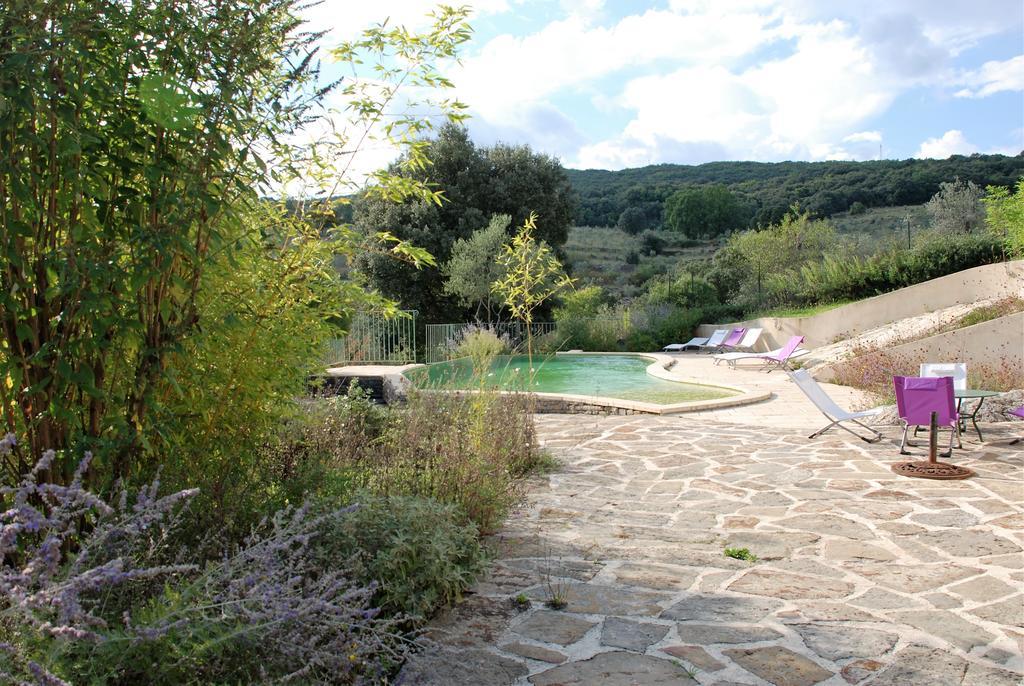 B&B Les Jardins Du Mas Evesque Rousson (Gard) Exterior foto